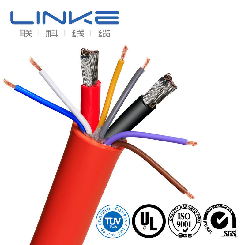 Dostosowanie 16 AWG 1 Parę Solid New Energy Cable z PVC Foil Shield i PVC Jacket EV Charger Cable