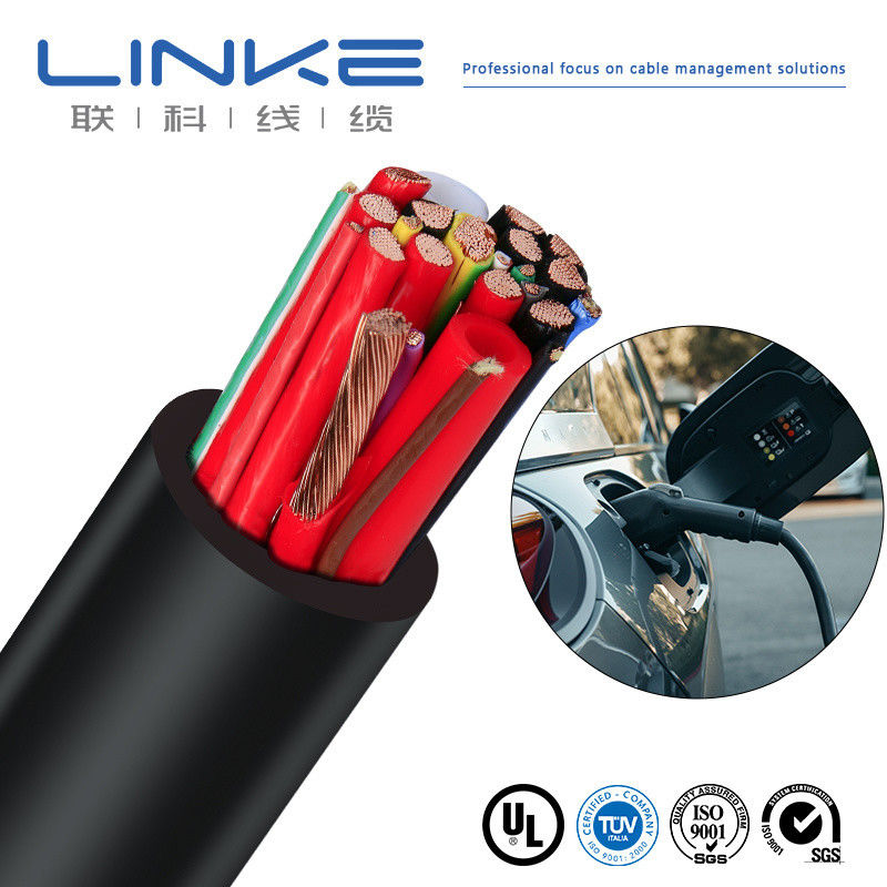 Certyfikat TUV H07bz5-F 3G1.5mm sup2 2X0.5mm sup2 Kabel ładowania prądu bieżącego EV z rdzeniem miedzianym