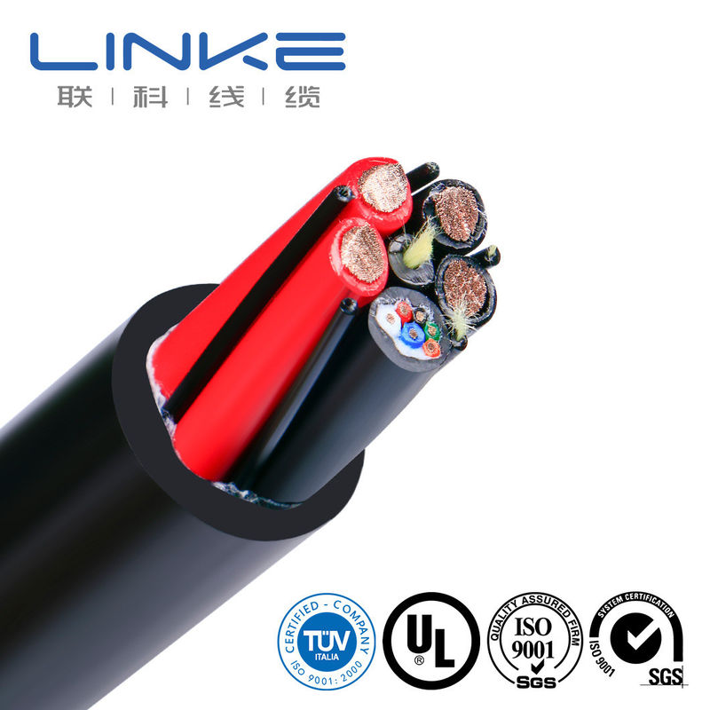 Certyfikat TUV H07bz5-F 3G1.5mm sup2 2X0.5mm sup2 Kabel ładowania prądu bieżącego EV z rdzeniem miedzianym