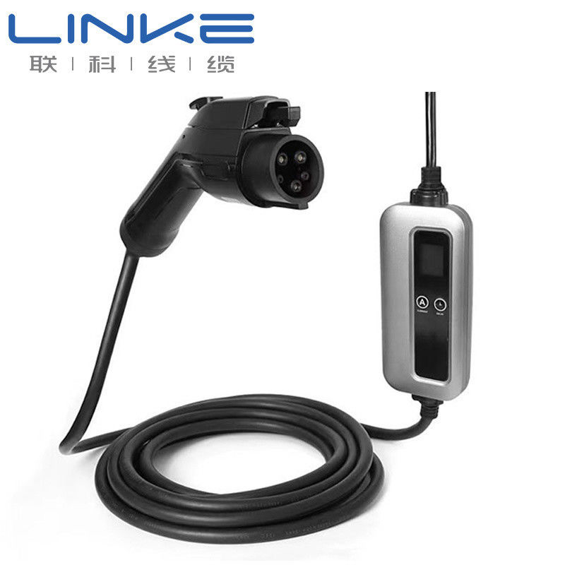 Kabel ładowarki EV o prądzie znamionowym 32A, stopniu ochrony IP65, z osłoną silikonową, do pojazdów elektrycznych