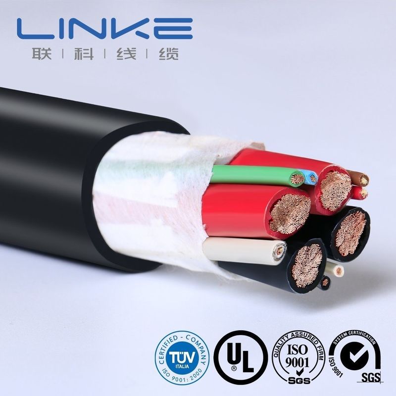 Kabel ładowarki EV typu 1 trójfazowego rozszerzenia 50A 80A z łącznikami miedzianymi