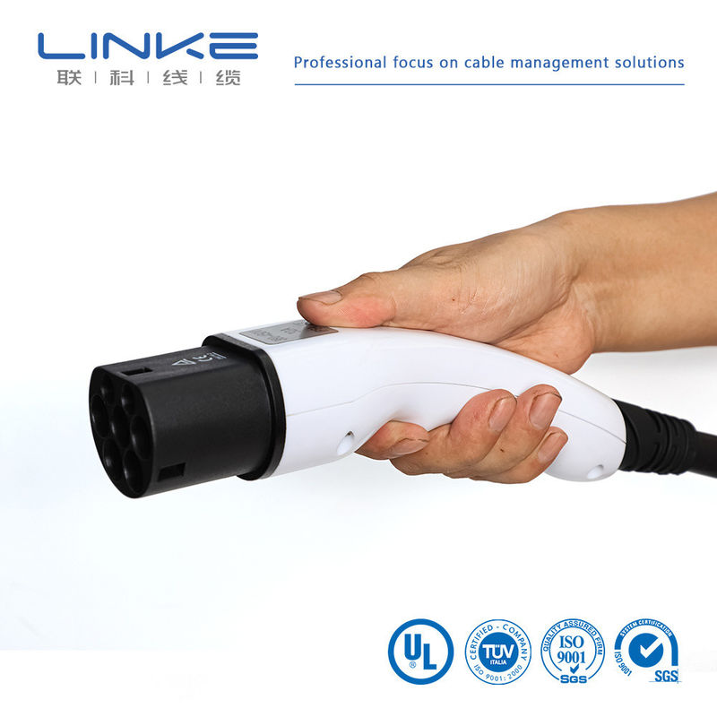 Kabel do ładowania pojazdów elektrycznych 32A 7kW 16A z płaszczem TPE i możliwością dostosowania długości