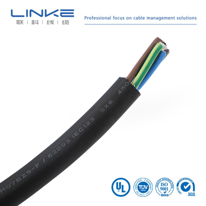 Dostosowanie XLPE3 Core 6 sup2 Kabel ładowania do ładowania sterówki