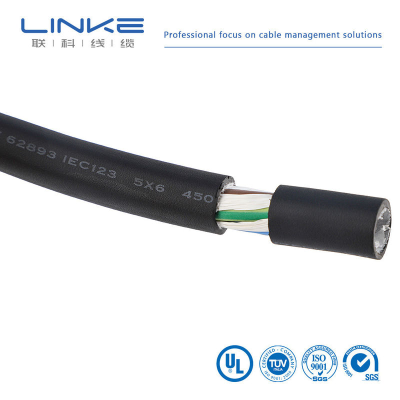 Dostosowanie XLPE3 Core 6 sup2 Kabel ładowania do ładowania sterówki