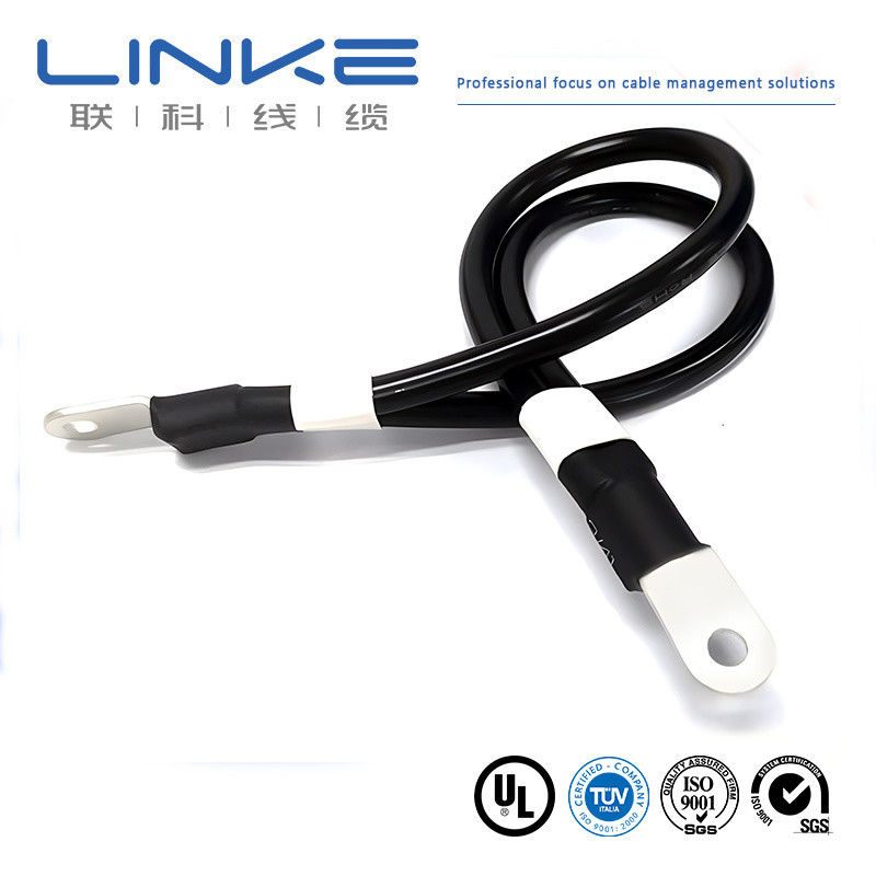 Czarny 2 gauge AWG Custom Battery Cable Wątek miedziany do instalacji słonecznych, morskich, inwerterów