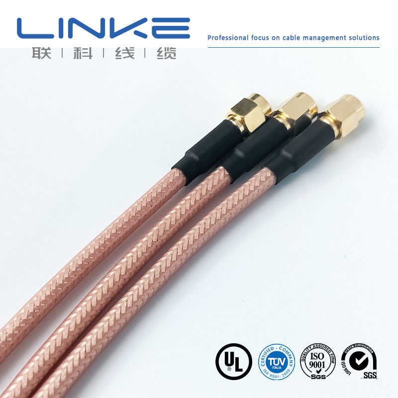 Wurth Elektronik RG142 kabel koaksjalny 50 Ω, 4,95 mm OD SMA męski do SMA męski biały kabel pojazdów nowej energii