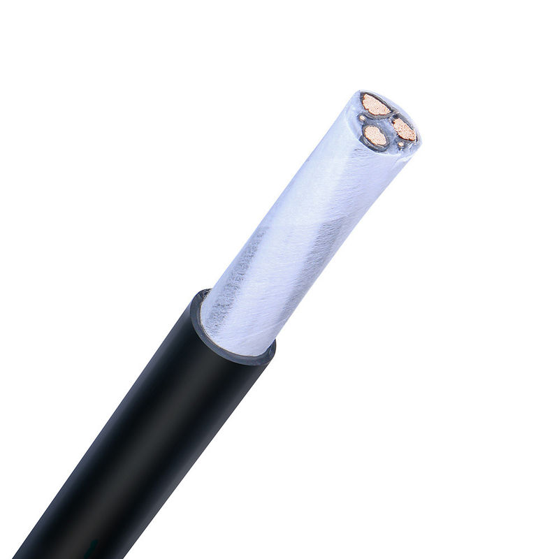 Czarny kabel koaksjalny z płaszcza PVC serii RG6 / Rg58 / Rg11 / Rg59 do nadzoru wideo