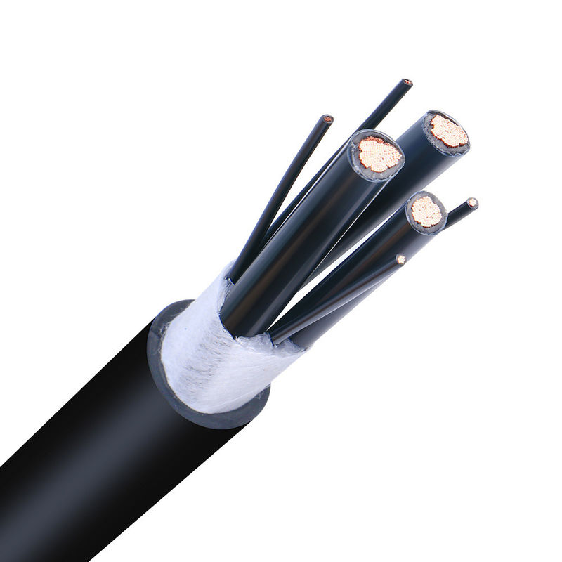 Kabel sygnalizacyjny o niskiej zawartości halogenów Kabel koaksjalny z 4G1.5mm2 i 7g2.5mm2 do sterowania mocą