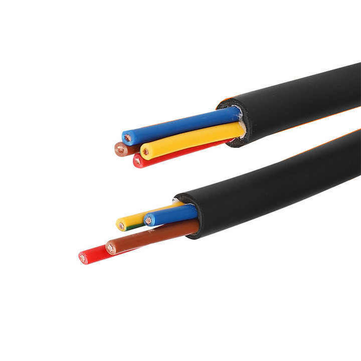 Tvvb okrągły wielojadrowy elastyczny kabel zasilający kabel windy