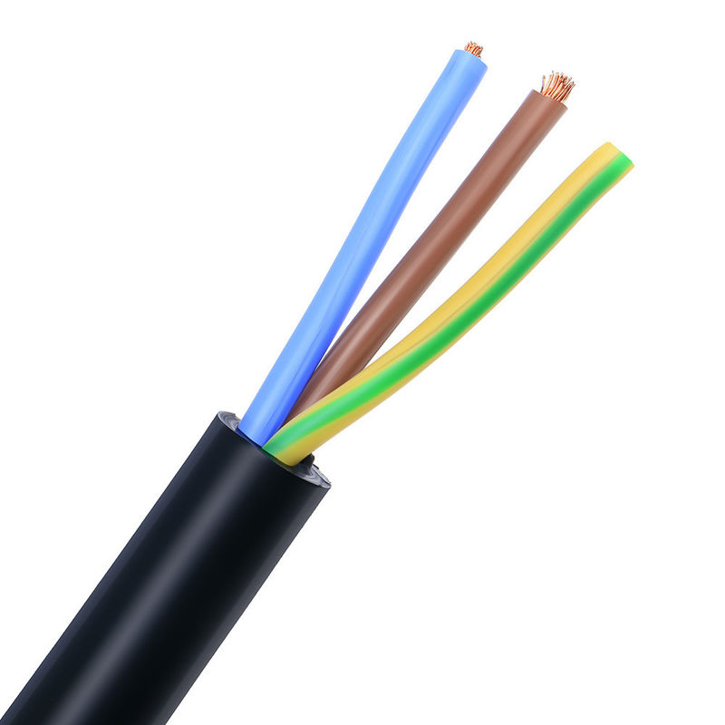 300/500v Miedź Dwukrotnie Wyizolowany Przewodnik Stranded PVC 3core 4mm RVV Kabel Elektryczny Elastyczny