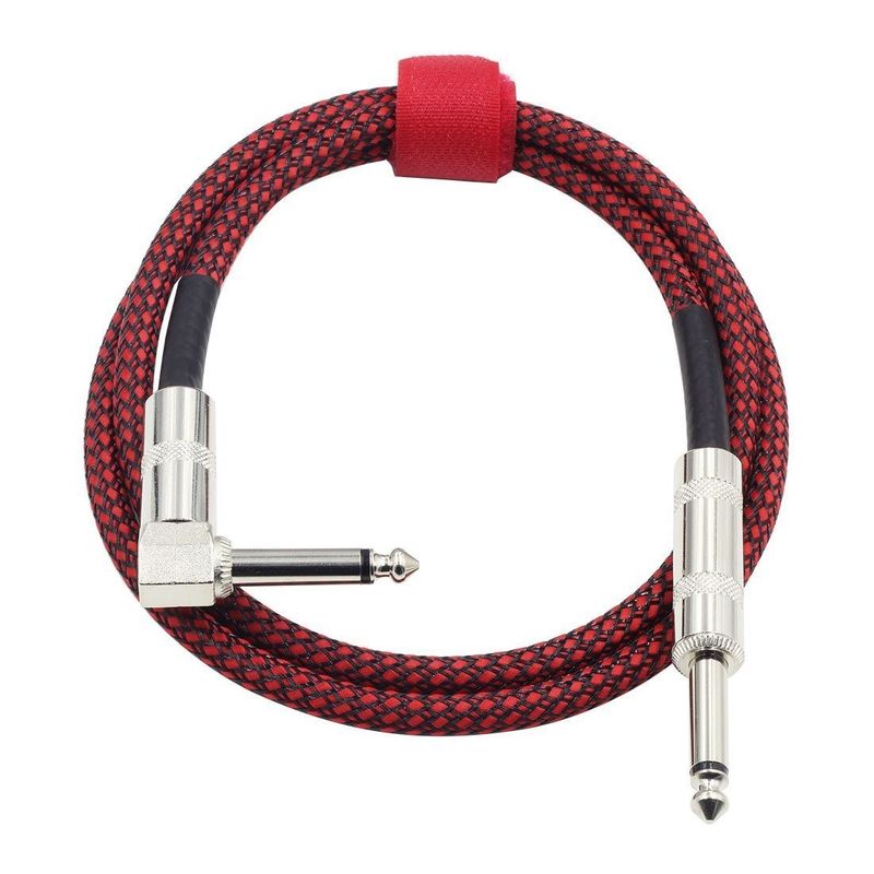 Kabel dźwiękowy do instrumentów elektrycznych 10FT 3m Jack To Jack Custom Connector 6,35mm Opcja