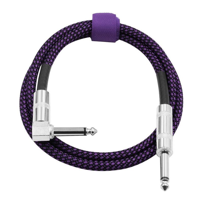 Kabel dźwiękowy do instrumentów elektrycznych 10FT 3m Jack To Jack Custom Connector 6,35mm Opcja