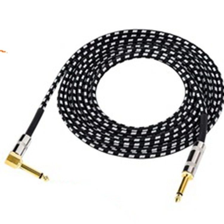 Kabel dźwiękowy do instrumentów elektrycznych 10FT 3m Jack To Jack Custom Connector 6,35mm Opcja