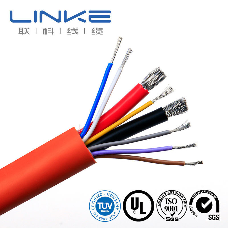 10-30AWG Wysokotemperaturowy PVC Wyizolowany UL1015 Kabel urządzenia do miedzi / przewodnika miedzi opakowanego