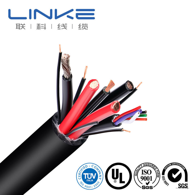 10-30AWG Wysokotemperaturowy PVC Wyizolowany UL1015 Kabel urządzenia do miedzi / przewodnika miedzi opakowanego