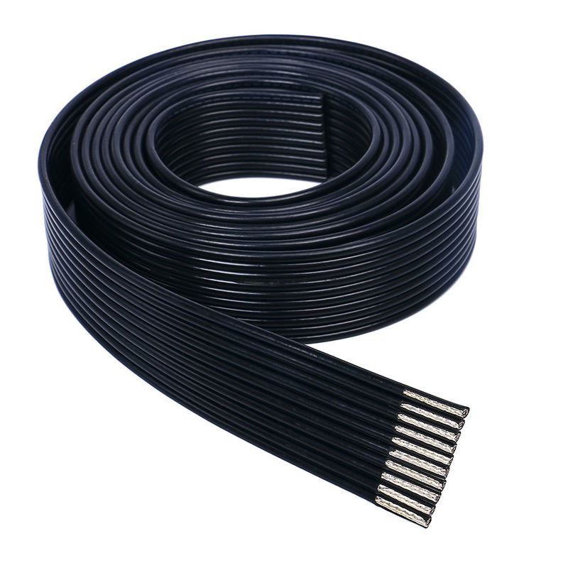 Medyczny biokompatybilny płaski kabel wstążkowy z osłoniętą puszką miedzianą i płaszczem PVC do zastosowań na zamówienie