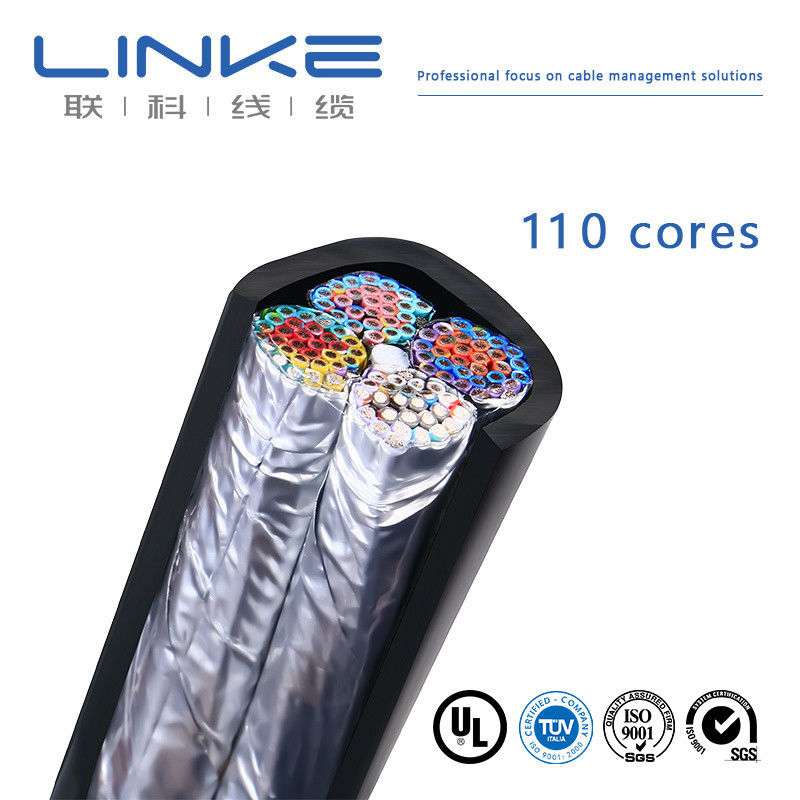 Izolowany 300V 80deg C 22AWG 110 Cord Sr-PVC Cable miedziany