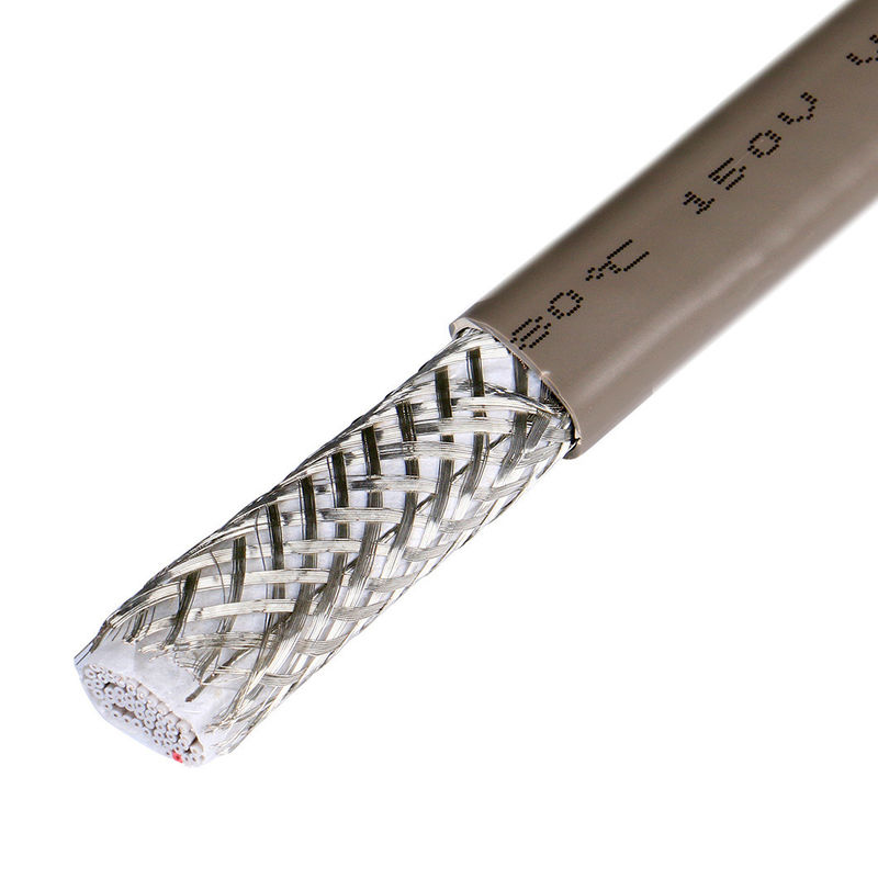 Materiał obudowy PVC UL2464 Szary z czerwoną krawędzią 20 szpilów Kabel głośnikowy z płaską wstążką