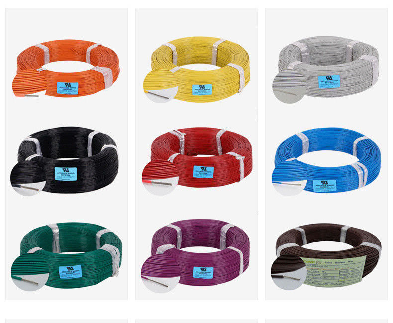 10-30AWG Włókno miedziane z cynkowaniem Izolacja FEP UL1330 Włókno zasilanie Kabel elektryczny do zastosowań o wysokiej temperaturze