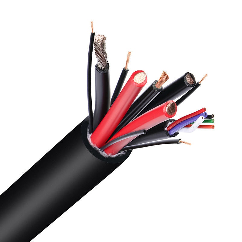 Zindywidualizowany PVC izolowany kabel drutu elektrycznego z wodoodporną osłoną i wieloma rdzeniami