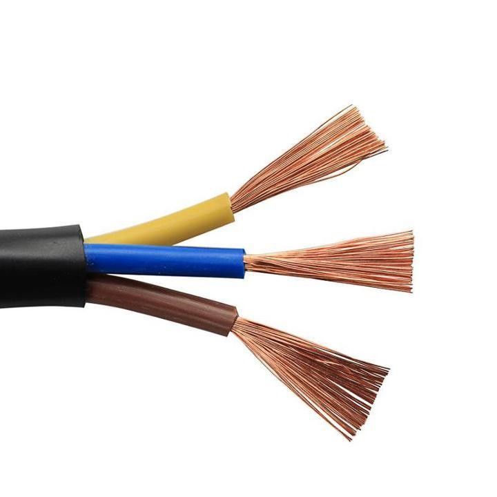 Podziemny elastyczny kable elektryczne pokryte gumą z PVC o pojemności 0,5 mm2 dla płynnej pracy