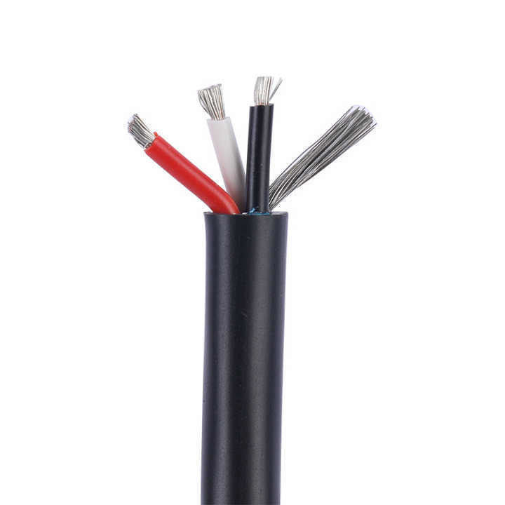 Podziemny elastyczny kable elektryczne pokryte gumą z PVC o pojemności 0,5 mm2 dla płynnej pracy