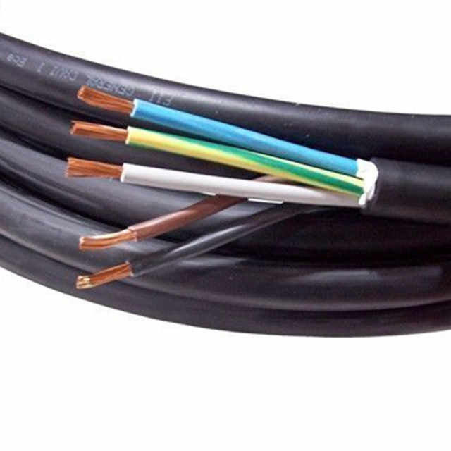PVC izolowany 4-rodzeniowy 3*6+1*4 elastyczny kabel do urządzeń elektrycznych domowych i przemysłowych