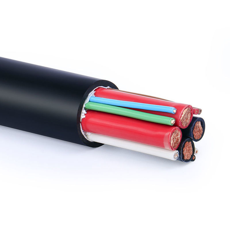 PVC izolowany 4-rodzeniowy 3*6+1*4 elastyczny kabel do urządzeń elektrycznych domowych i przemysłowych