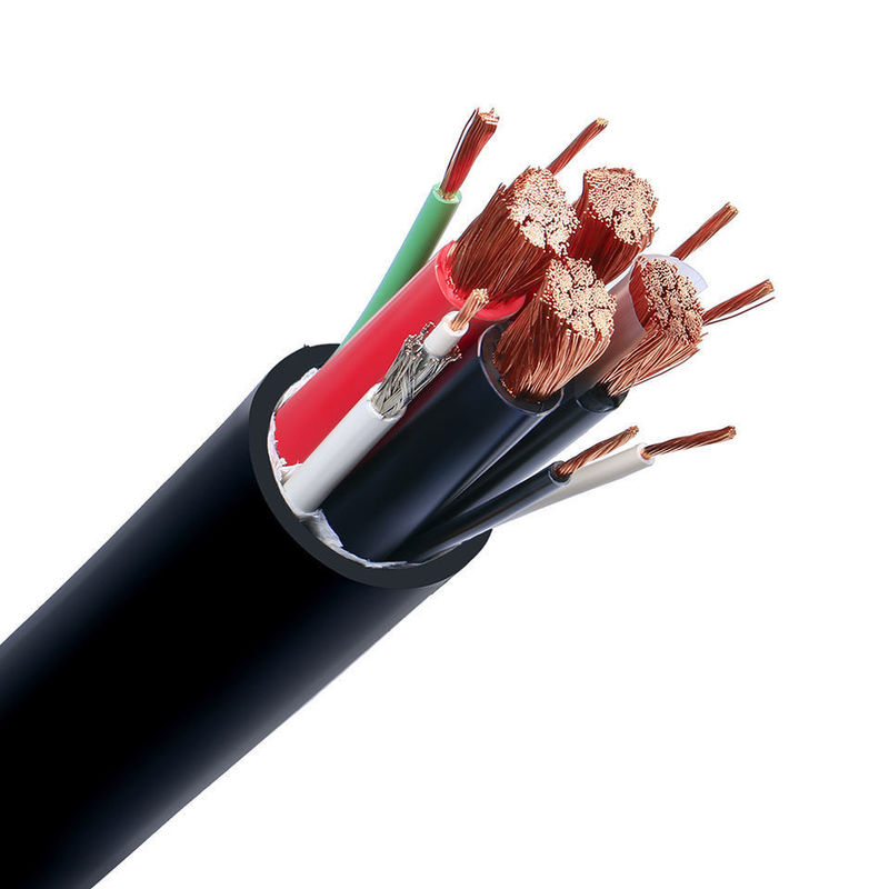 PVC izolowany 4-rodzeniowy 3*6+1*4 elastyczny kabel do urządzeń elektrycznych domowych i przemysłowych
