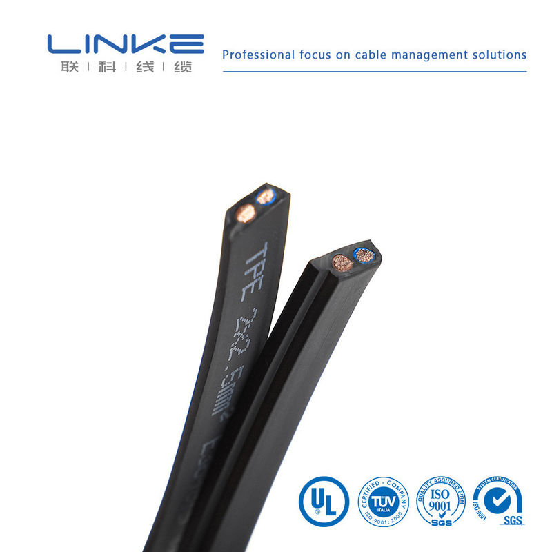 Włókno płaskie 300V z miedzianego rdzenia z obudowy PVC do zastosowań motoryzacyjnych i przemysłowych