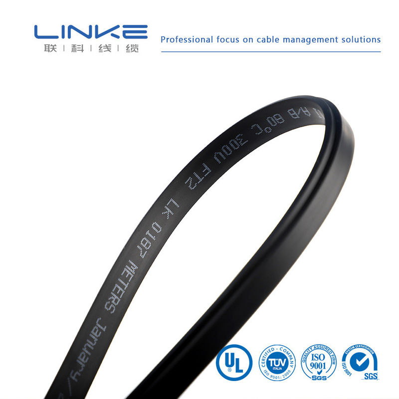 Włókno płaskie 300V z miedzianego rdzenia z obudowy PVC do zastosowań motoryzacyjnych i przemysłowych