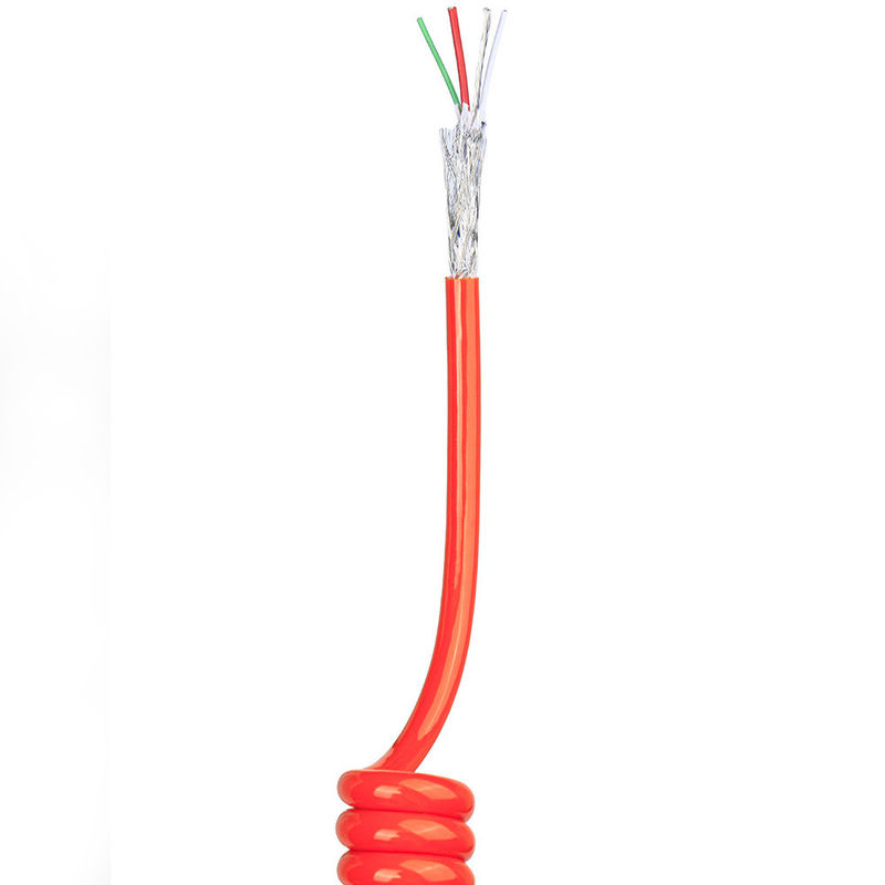 US TPU/PUR/PU Spiralny kabel sprężynowy o silnej elastyczności