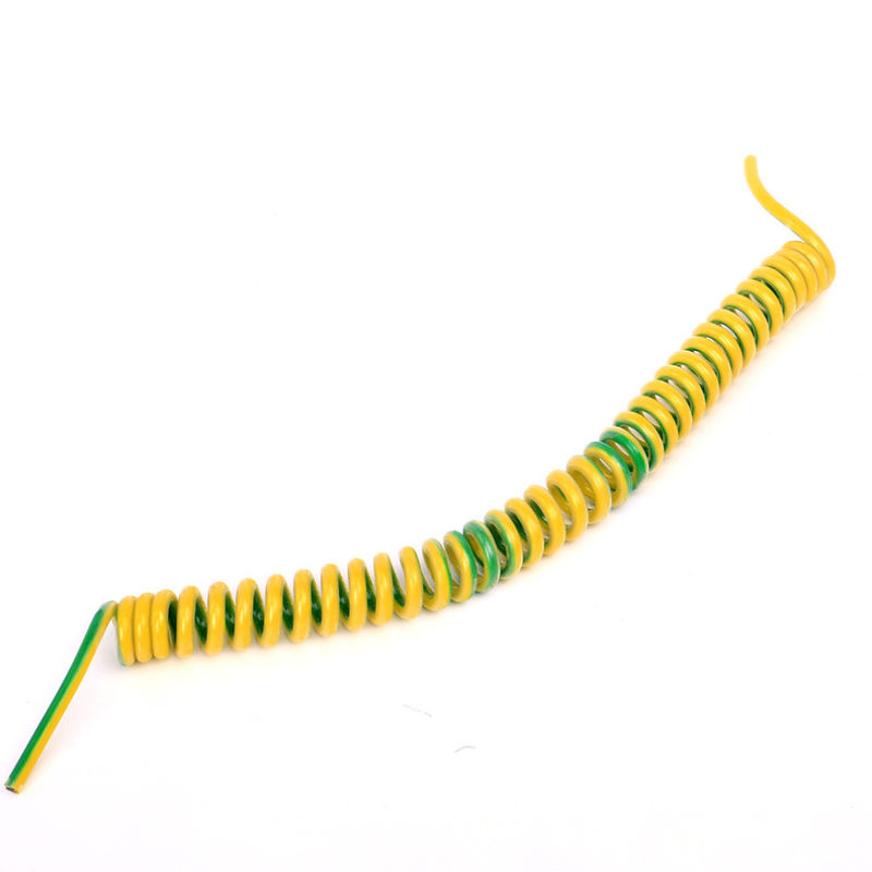 PUR silikonowy kabel niskiego napięcia spiralnie zwinięty CCC certyfikowany dla robota