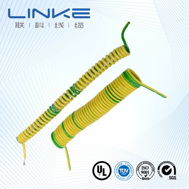 PUR silikonowy kabel niskiego napięcia spiralnie zwinięty CCC certyfikowany dla robota
