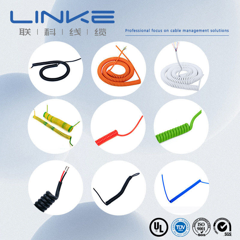 Oświetlenie LED zewnętrzne Kabel niskiego napięcia zwinięty z przewodnikiem na linii