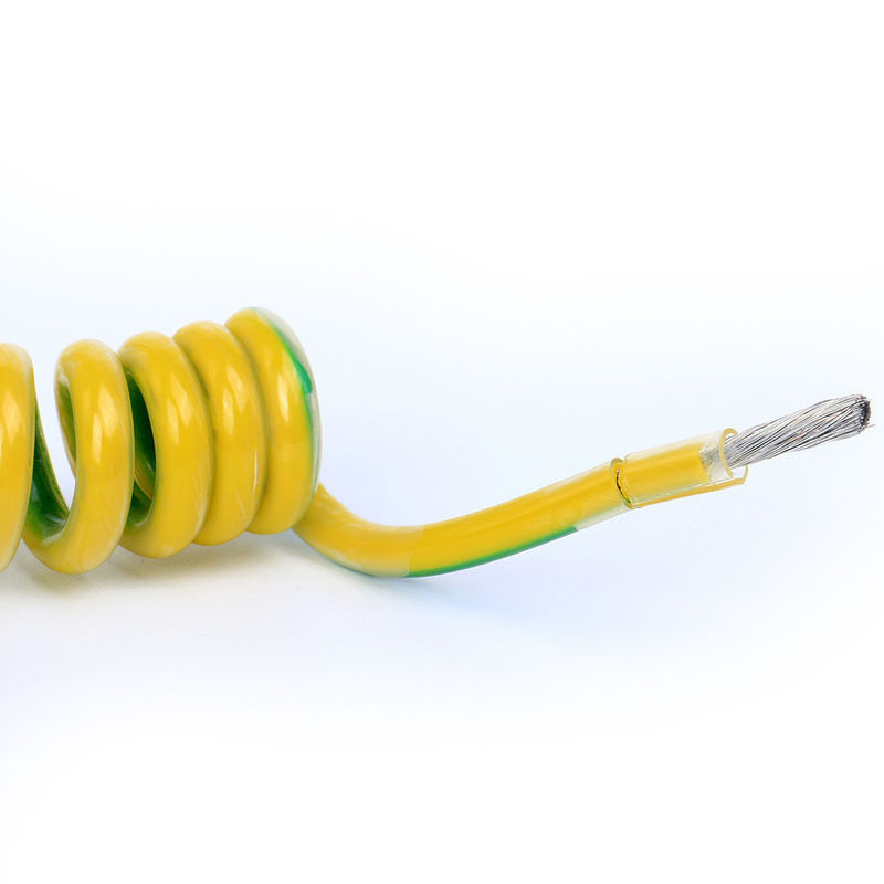 Materiał obudowy PVC 2-10 rdzeni opóźniający ogień Spiralny sprężynowy kabel zasilający do sprzętu elektronicznego