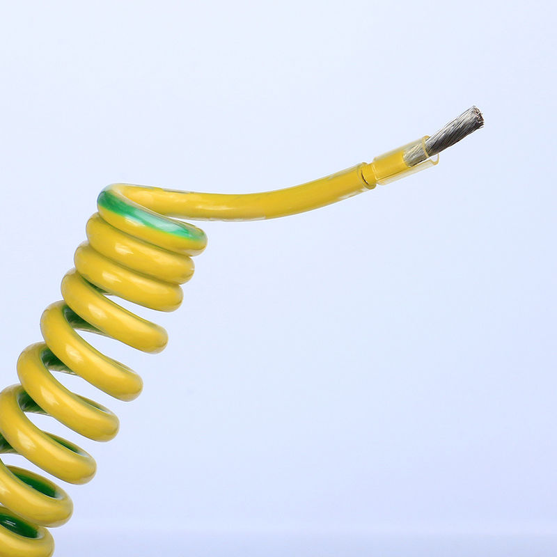 Materiał obudowy PVC 2-10 rdzeni opóźniający ogień Spiralny sprężynowy kabel zasilający do sprzętu elektronicznego