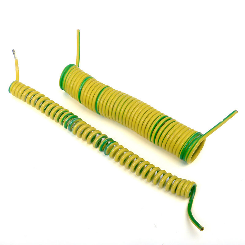 Materiał obudowy PVC 2-10 rdzeni opóźniający ogień Spiralny sprężynowy kabel zasilający do sprzętu elektronicznego
