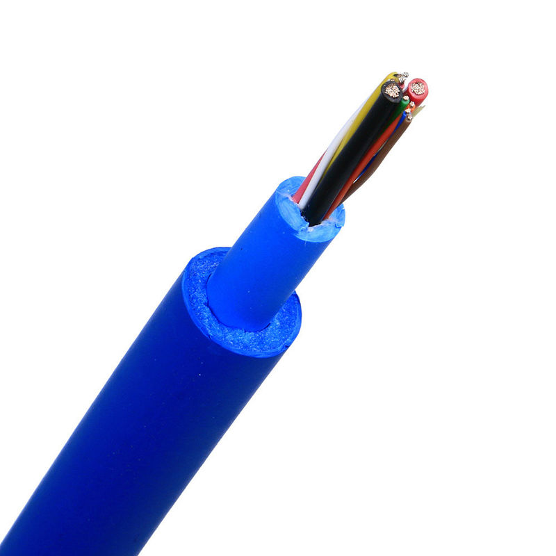Wysoce elastyczny wodoodporny, odporny na korozję, 8 rdzeniowy kabel sygnałowy, robotyka morska, ROV, wodoszczelny, pływający kabel