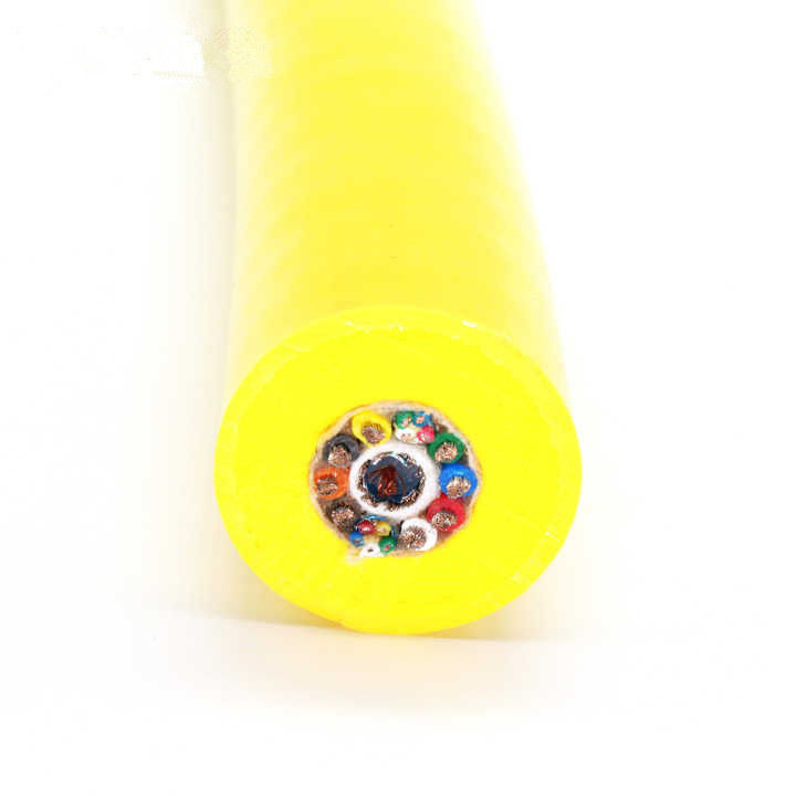 Lekkie pływające podwodne kable ROV z miedzianym rdzeniem i osłoną z pianki PUR