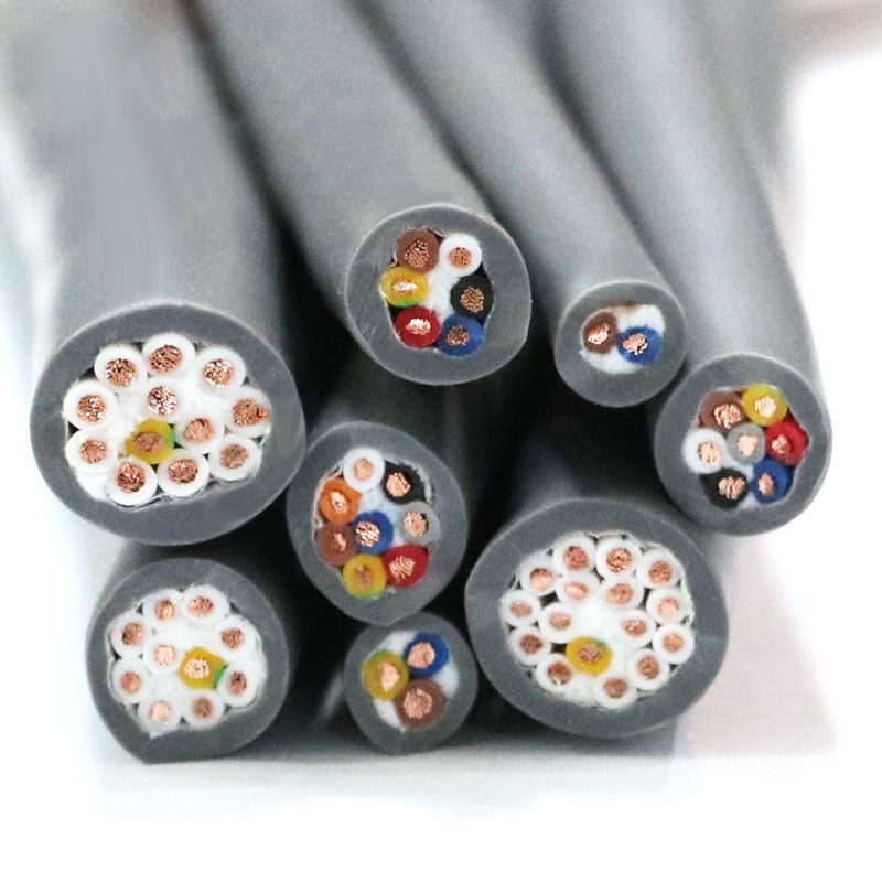 Włókno okrągłe izolowane Materiał 4 Rdzeń Podziemny Kabel napędowy opancerzony Teflon drut wysokotemperaturowy