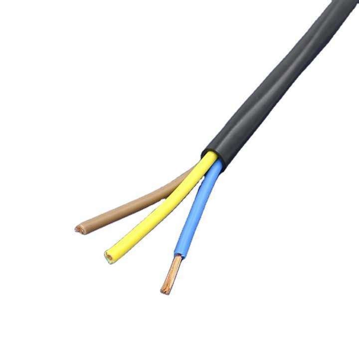 2 rdzenia miedzianego drutu elektrycznego PVC kabel zasilania 2,5 mm z niskim i średnim napięciem