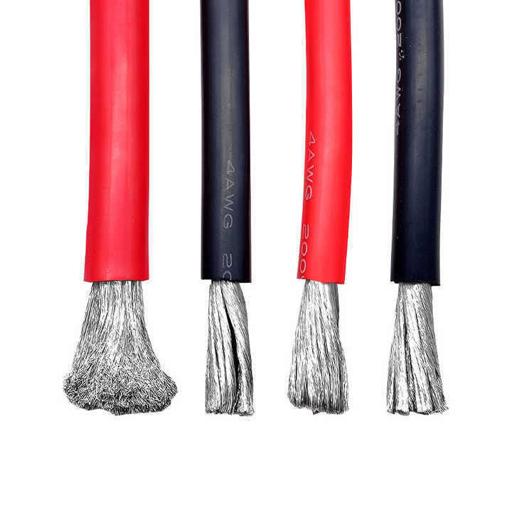Włókno gumowe silikonowe 12AWG 14AWG Kabel akumulatora samochodowego Miękki silikonowy drut Włókno silikonowe odporne na korozję
