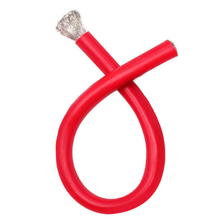 Włókno gumowe silikonowe 12AWG 14AWG Kabel akumulatora samochodowego Miękki silikonowy drut Włókno silikonowe odporne na korozję