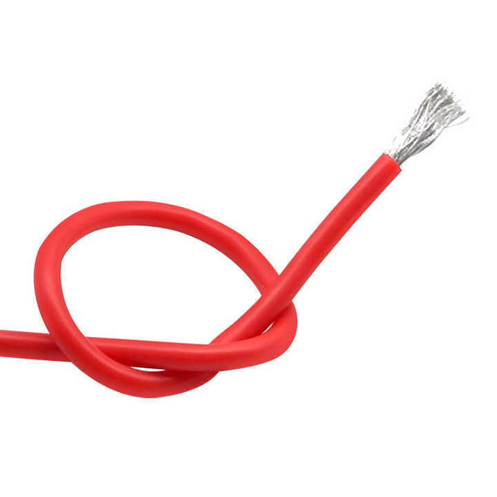 Włókno gumowe silikonowe 12AWG 14AWG Kabel akumulatora samochodowego Miękki silikonowy drut Włókno silikonowe odporne na korozję