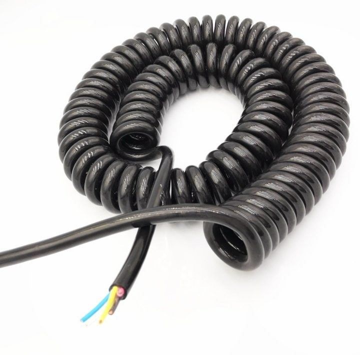 Dostosowany kabel sterujący przemysłowy do przetwarzania wysokiej mocy OEM kabel spiralny z certyfikatem UL