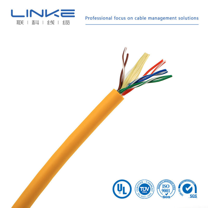 CAT5e UTP LAN Kabel CCA 1000 ft Żółty Opcjonalny wypełniacz Waluty USA USA Stały żółty