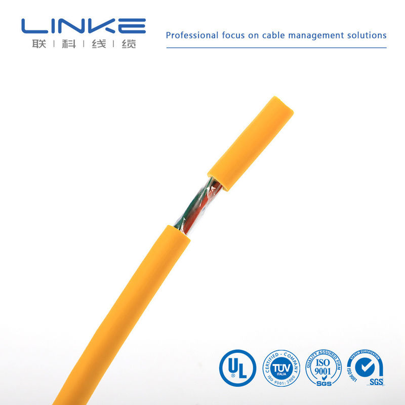 CAT5e UTP LAN Kabel CCA 1000 ft Żółty Opcjonalny wypełniacz Waluty USA USA Stały żółty