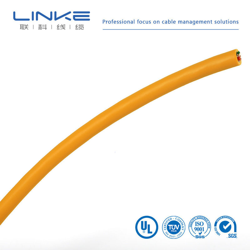 CAT5e UTP LAN Kabel CCA 1000 ft Żółty Opcjonalny wypełniacz Waluty USA USA Stały żółty