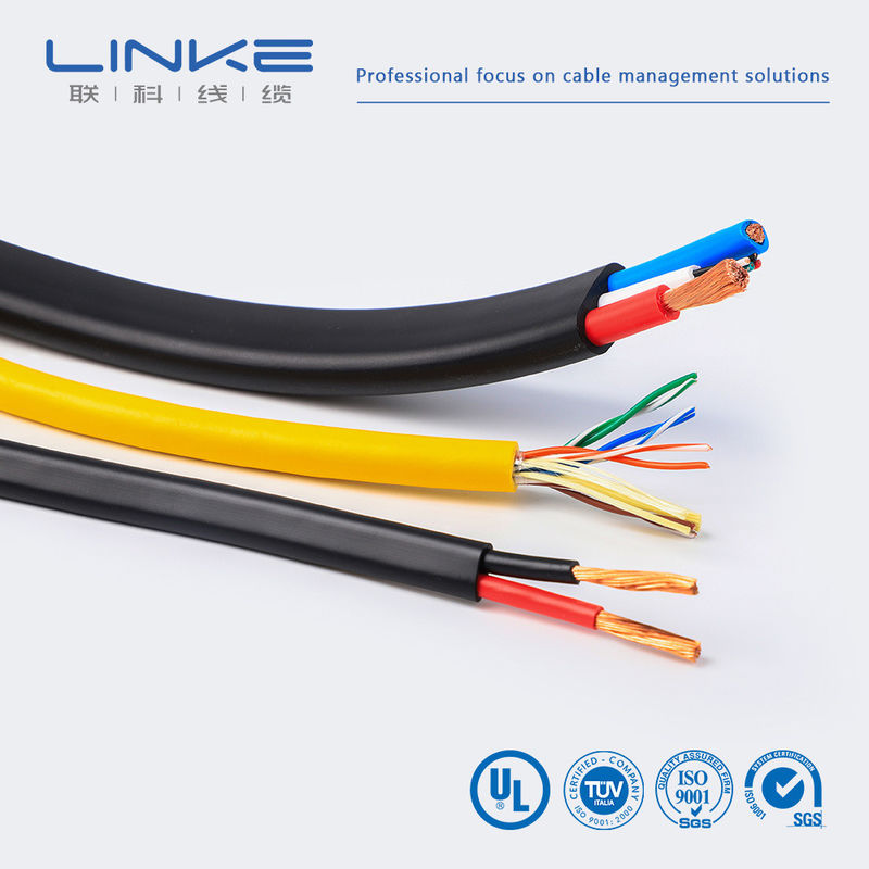 Miękki miedziany drut PVC izolowany kabel sterujący przemysłowy 60227 IEC 52 53rvv Kabel sterujący wielojadrowy